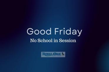 Good Friday Stat - No School in Session